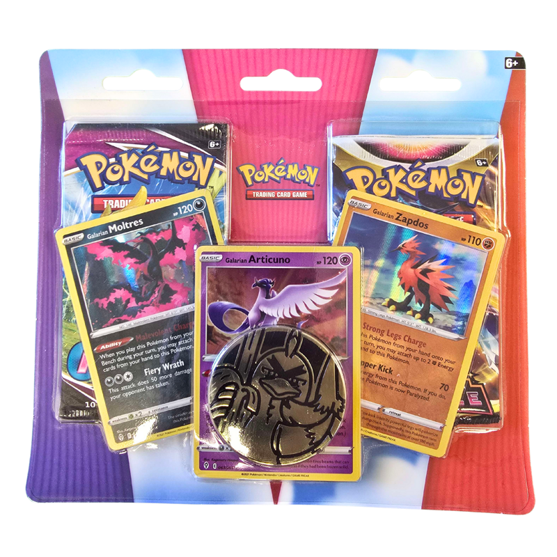 Pokemon TCG - Articuno, Moltres & Zapdos - 2 Packs Blister Pack