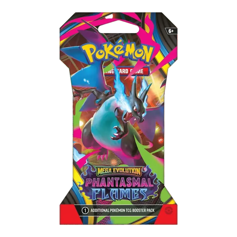 Pokemon TCG - Mega Evolutions - Phantasmal Flame - Sleeved Booster Pack