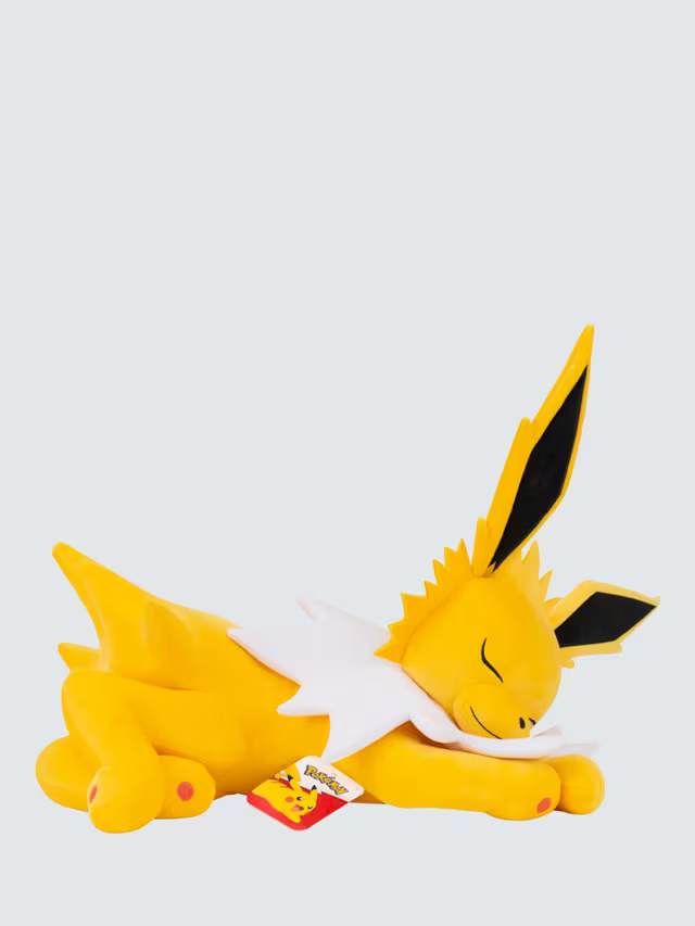 Pokemon Sleeping Jolteon Plush Toy, 45cm Plush Soft Toy