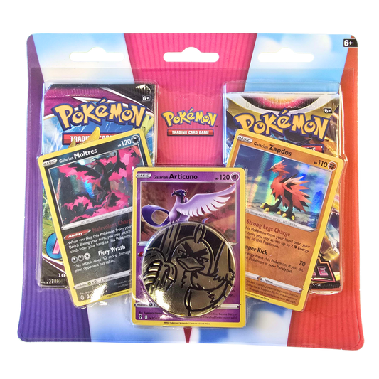 Pokemon TCG - Articuno, Moltres & Zapdos - 2 Packs Blister Pack