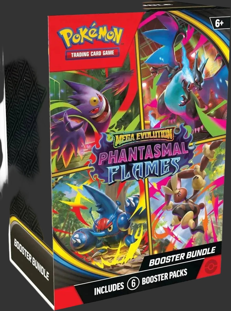 Pokemon TCG - Mega Evolution - Phantasmal Flames - Booster Bundle