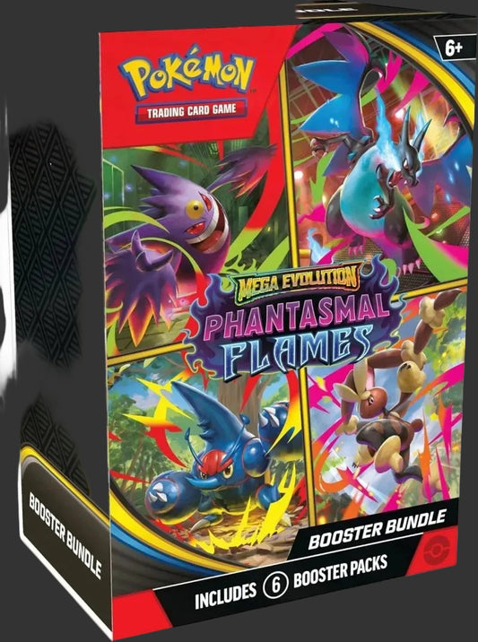 Pokemon TCG - Mega Evolution - Phantasmal Flames - Booster Bundle
