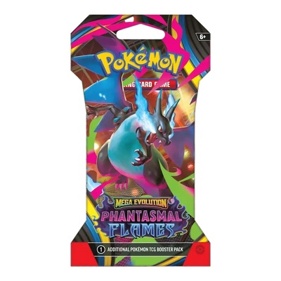 Pokemon TCG - Mega Evolutions - Phantasmal Flame - Sleeved Booster Pack