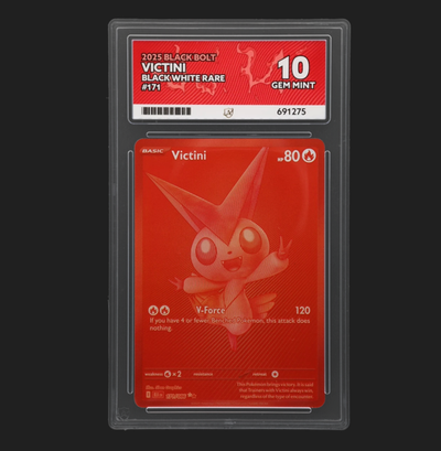 Victini - Black Bolt - 171/086 - Black White Rare ACE 10 (Perfect SubGrades)