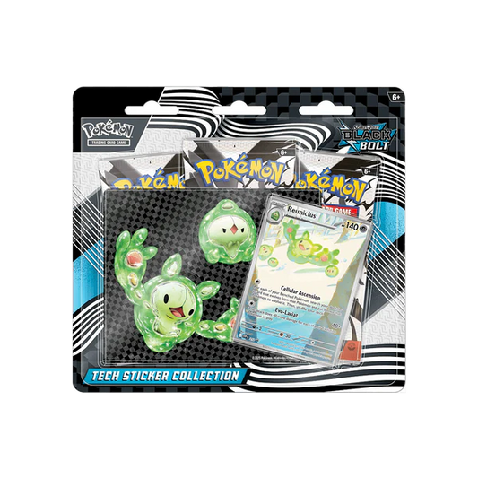 Pokemon TCG - Scarlet & Violet -  Black Bolt - Tech Sticker Collection - Reuniclus Blister Pack